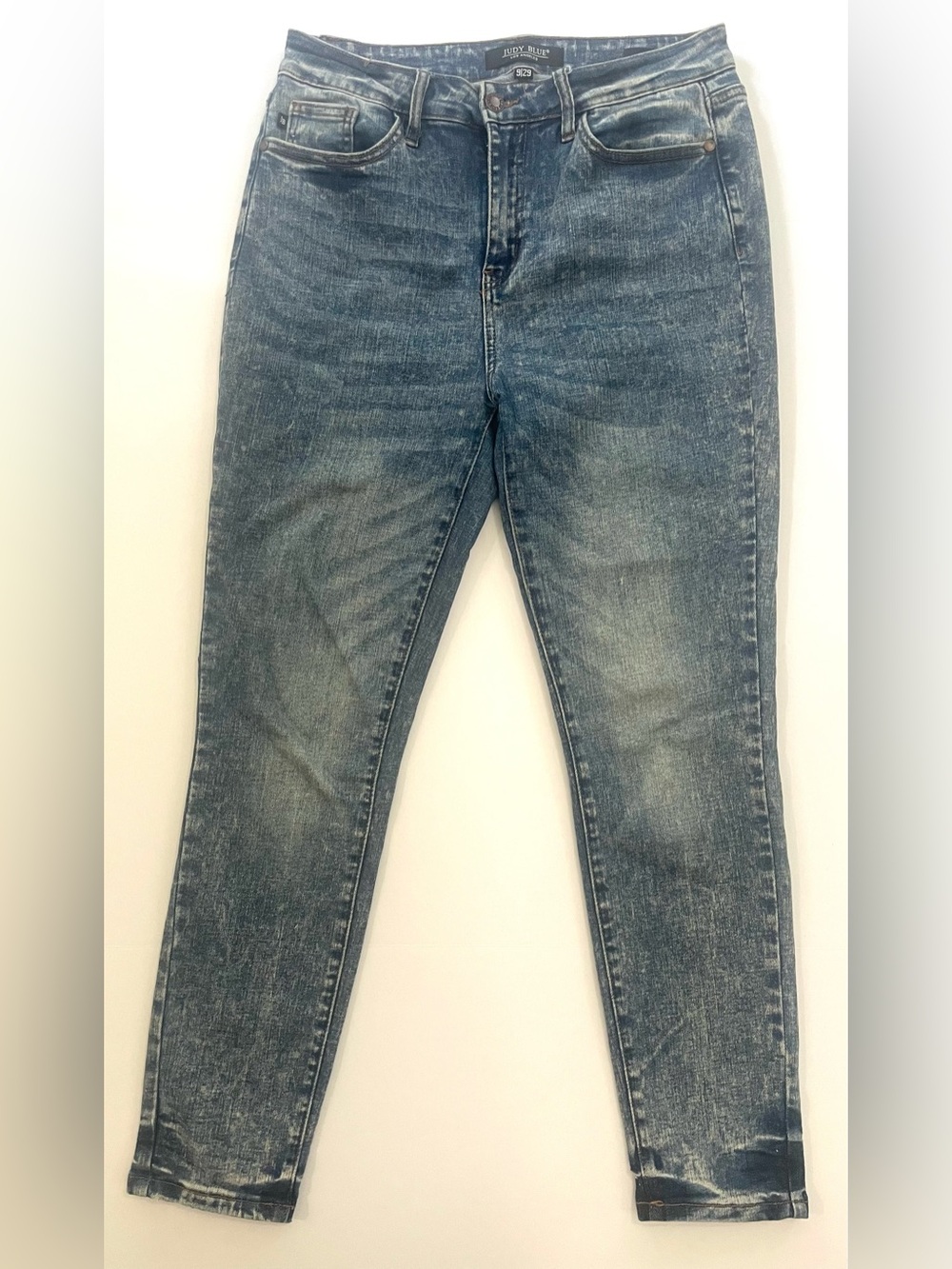 Judy Blue High Rise Acid Wash Skinny Jeans Size 9 / 29 JB88158 Stretch